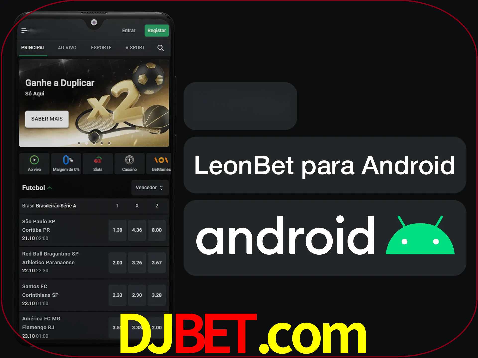 Adquira sua versão poket de LeonBet.